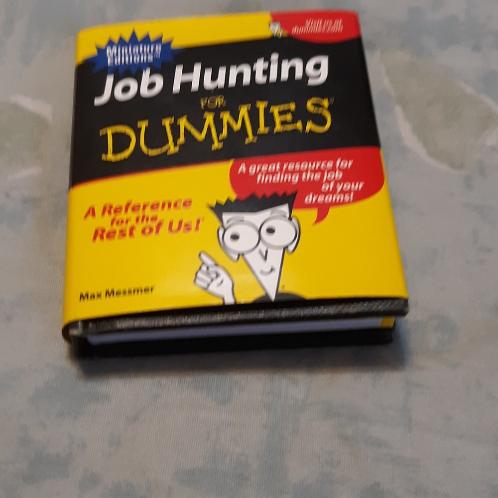 Job Hunting For Dummies Book - Miniature Edition